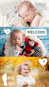 Baby Stickers Free & Photo Editor скриншот 2