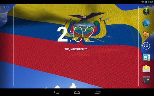 Ecuador Flag Live Wallpaper screenshot 8