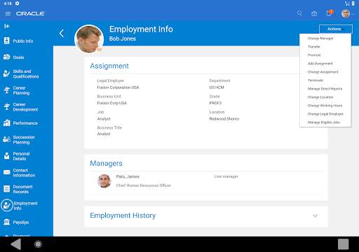 Oracle HCM Cloud screenshot 15