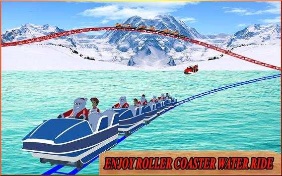 Christmas Santa Roller Coaster Adventure 3D screenshot 2
