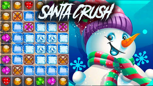 Christmas Santa Crush Holiday Candy World Match 3 screenshot 1