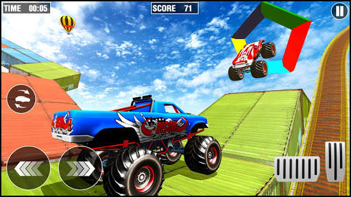 Monster Jeep Stunts : Impossible City Driving Cars screenshot 3