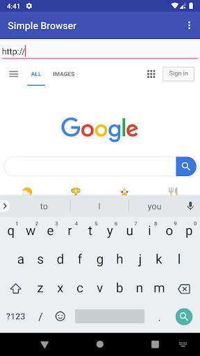 Simple Browser screenshot 2