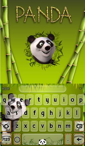 Panda Animated Custom Keyboard स्क्रीनशॉट 2