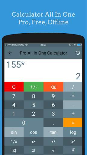 x browser Calculator - free, offline, all in one screenshot 3