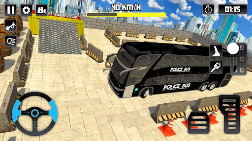 Police Bus Parking - parking screenshot 4