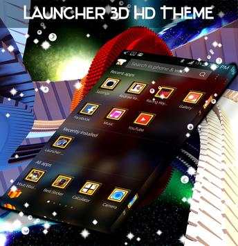 Launcher 3D HD Theme screenshot 1