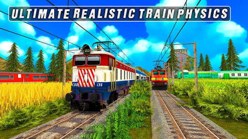 Long European Train Driving New Train Free Game screenshot 1
