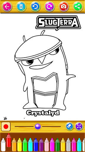 Slug Games Coloring Book for Slugterra Slug it out screenshot 2