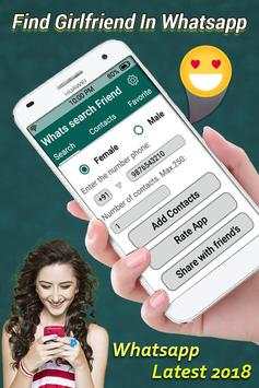 Friend Search for WhatsApp: Girlfriend Search 1 تصوير الشاشة