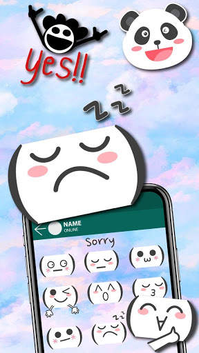 Cute Kaomoji Emoji Stickers screenshot 4