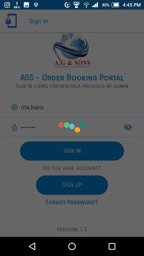 AGS Mobile Multi Order Booking screenshot 2