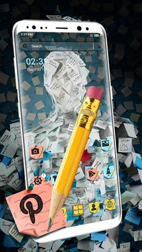 Paper Man Launcher Theme screenshot 2