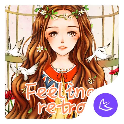 Sad girl stylish theme--APUS Launcher theme 1063.0.1001