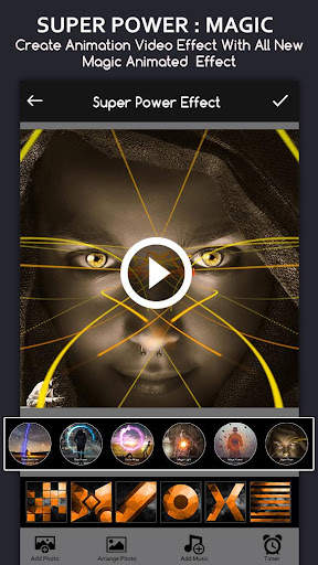 Super Power Effect Video Maker screenshot 1