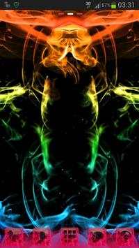 GOLauncher Theme rainbow smoke screenshot 2