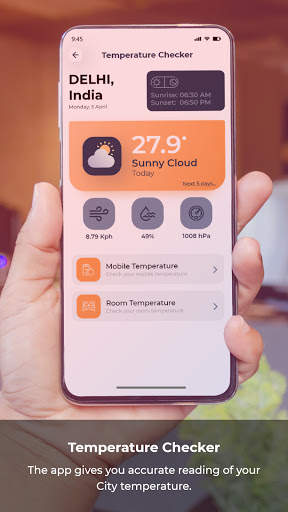 Wether & Temperature Checker screenshot 1