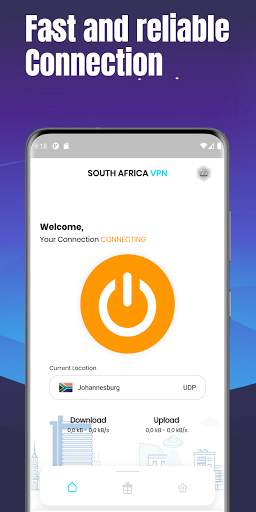 South Africa VPN - Super Fast VPN & Secure VPN screenshot 3