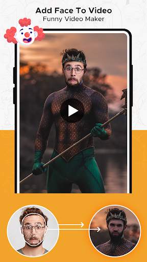 Add Face To Video - Funny Video Maker screenshot 1