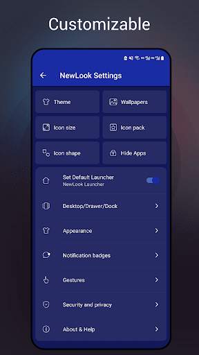 Newlook Launcher - Galaxy Star screenshot 7