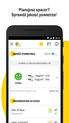 Pogoda Onet скриншот 2