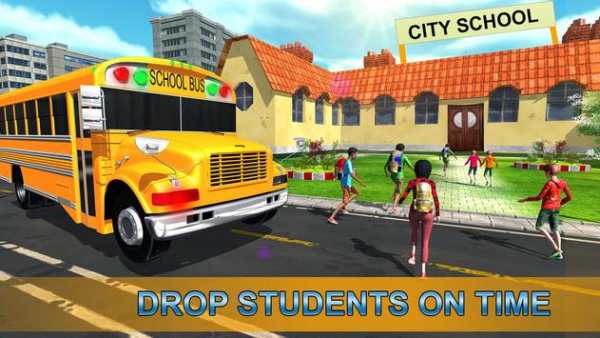 Modern City School Coach Bus Driving Simulator 17 screenshot 9