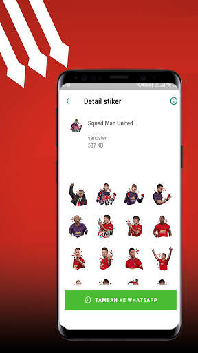 Manchester United Stickers Whatsapp- WAStickerApps screenshot 5