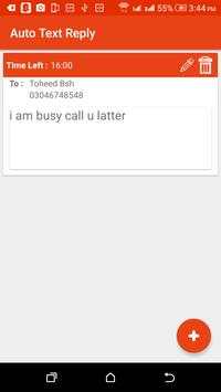 SMS Auto Reply Text Message / Calls, Autoresponder screenshot 1