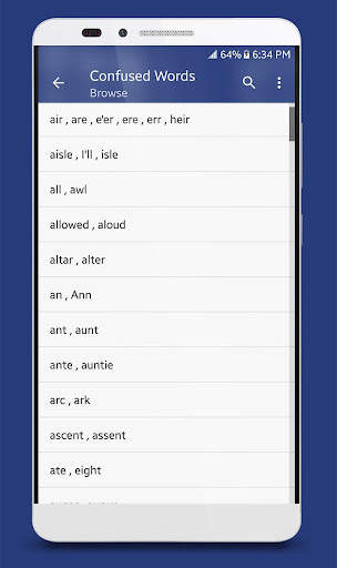 English Confused Words скриншот 1
