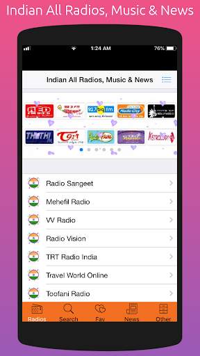 Indian All Radios, Music & All Indian Newspapers screenshot 1