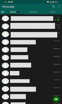 Dark Mode Theme for WhatsApp screenshot 2