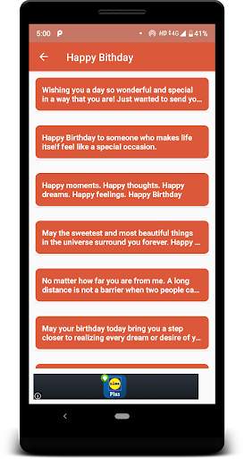 Happy Birthday Wishes And SMS screenshot 4