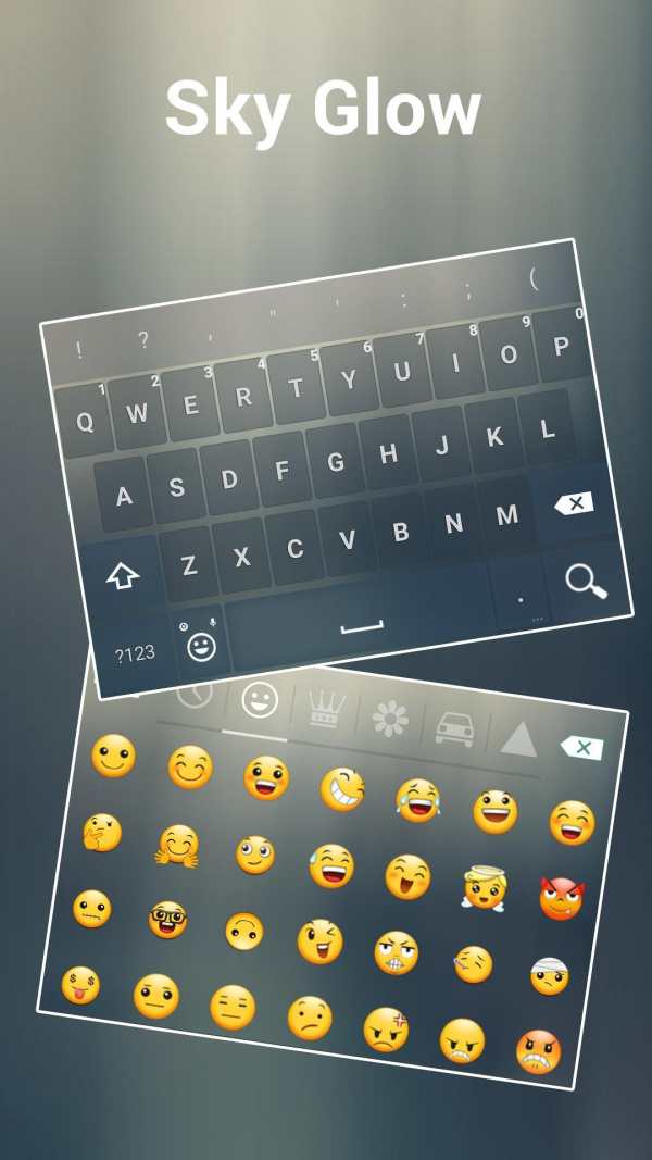 Sky Glow Keyboard 2 تصوير الشاشة