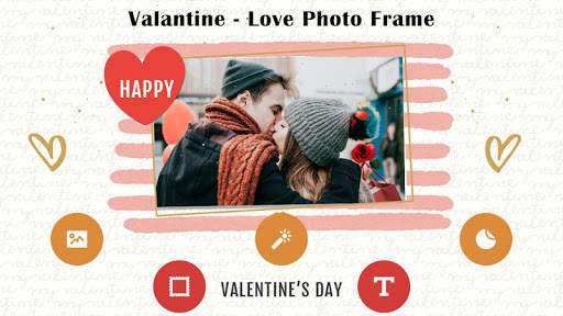 Valentine - Love Photo Video Maker with Music screenshot 1