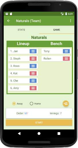 Sleek Stats - Softball StatKeeper screenshot 7