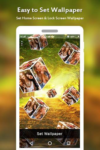 3D Cube Live Wallpaper screenshot 3