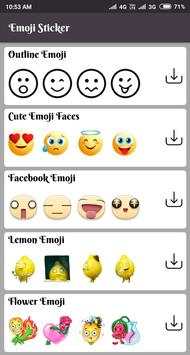 Emoji WAStickerapp | Emoji Stickers for Whatsapp screenshot 2