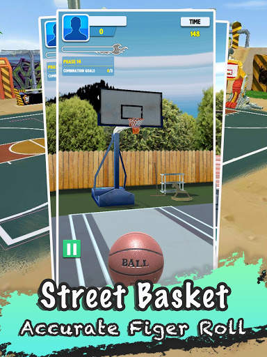 Shooting Basketball-Street Sim Dunk Master Game screenshot 5