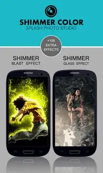 Color Splash Shimmer Photo Studio - PicksArt, PIP screenshot 5
