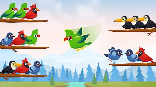 Bird Sort Color- Puzzle Master screenshot 1