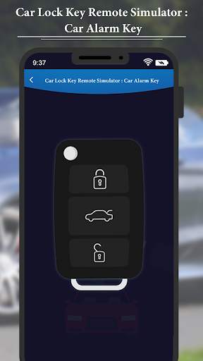 Car Lock Key Remote Simulator : Car Alarm Key screenshot 2