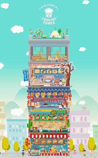 ソリティアクッキングタワー : フードを料理するカードゲーム screenshot 6