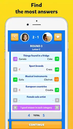Fight List 2 - Categories Game स्क्रीनशॉट 2