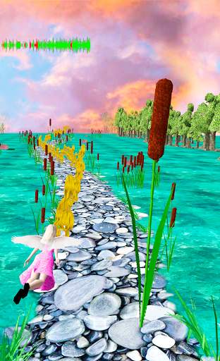 Flying Girl Runner 4 screenshot 2