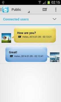 WiFi Chat & File share Groups screenshot 4