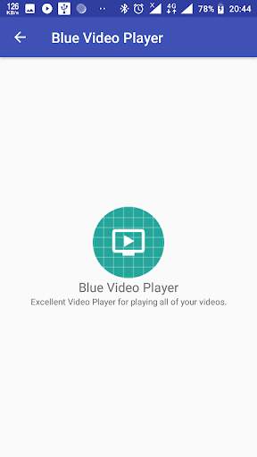 Blue Video Player screenshot 2