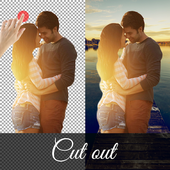 Cut out icon