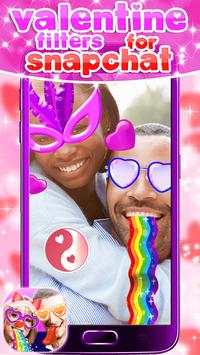 Valentine Filters for Snapchat screenshot 4