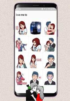 Love Romance Sticker for WhatsApp - Kiss and Hugs screenshot 8