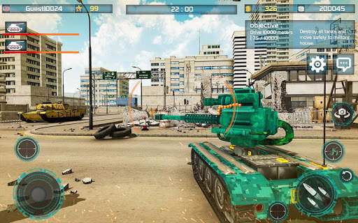 Tank Battle 3D-Army War Machines 6 تصوير الشاشة